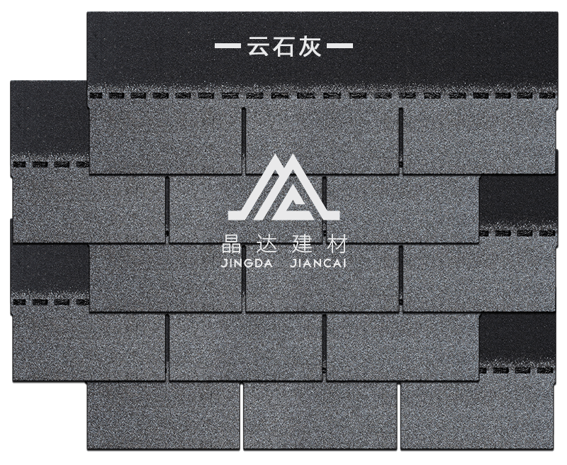 標準單層寶石藍瀝青瓦組合效果 標準單層寶石藍瀝青瓦組合效果